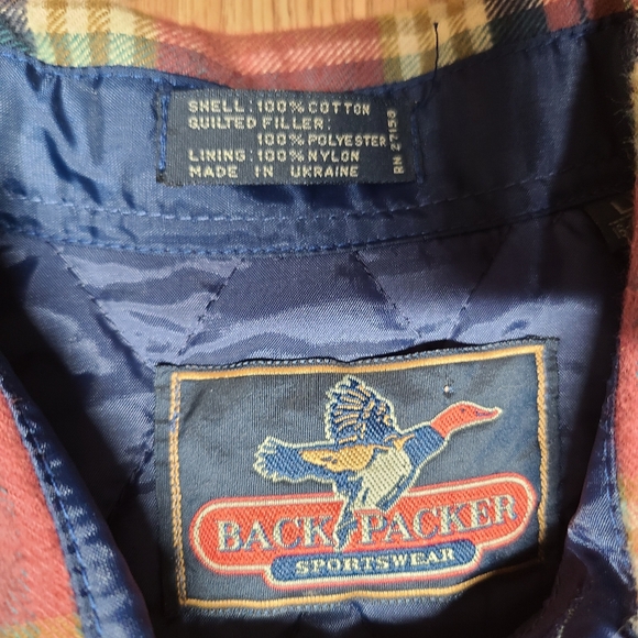 BackPacker Size Large Plaid Shacket - Picture 4 of 4